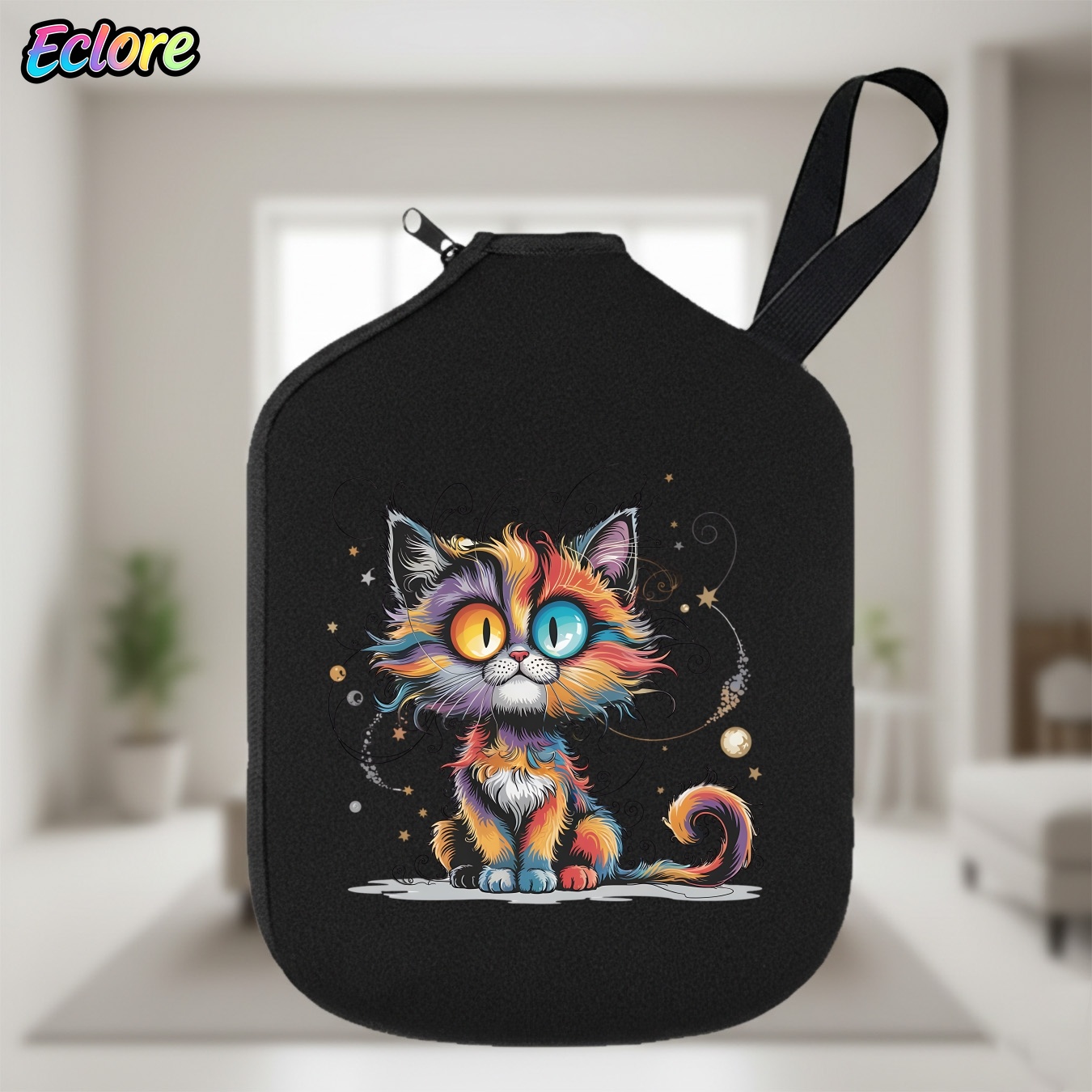 Sports Equipment Bag - Galaxy Star Cat Pickleball Paddle Bag