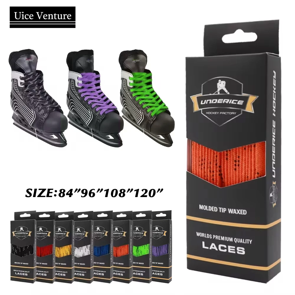Field Hockey Stick - UICE Ice Hockey Shoelaces 84/96/108/120in Box-Packed