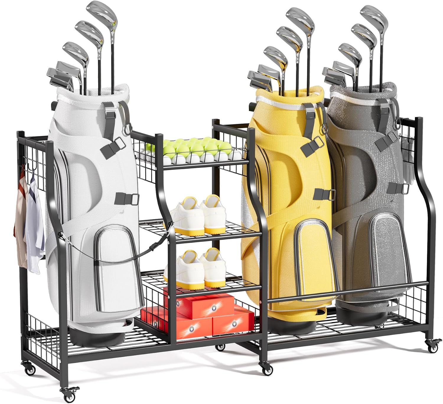 Golf Bag Storage Rack Organize - огляд і ціна Sports Equipment Organizer Rack