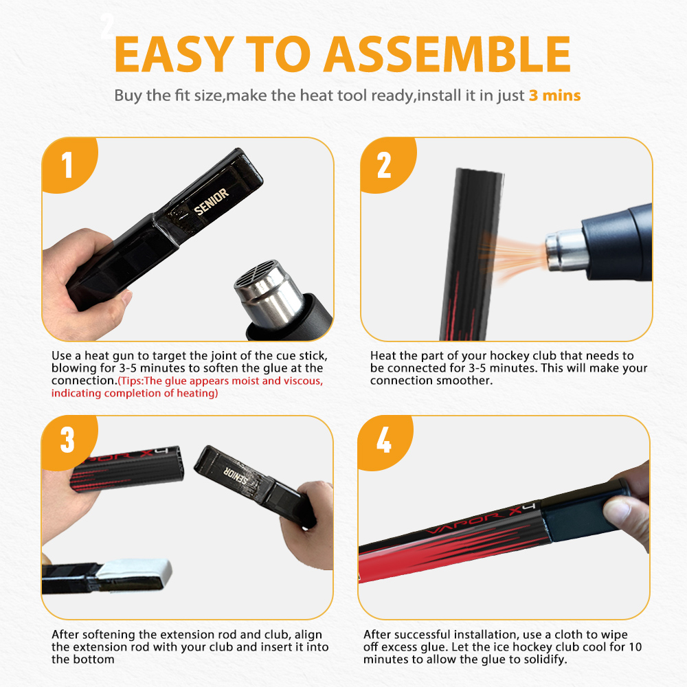 5pcs Hockey Extension Stick 2/ - огляд і ціна Field Hockey Stick