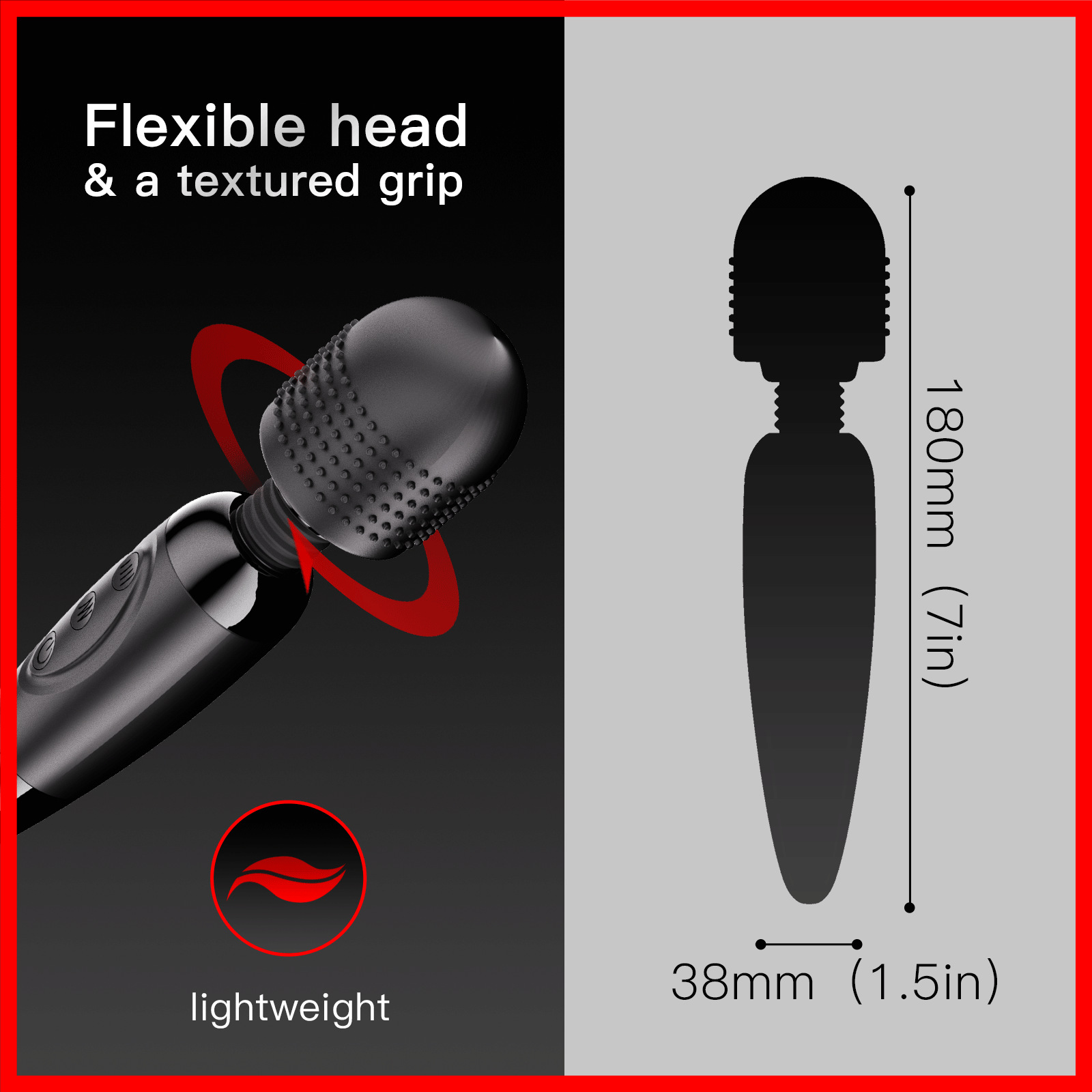 Electric Massager Stick,8 Inte - огляд і ціна Lacrosse Stick Head