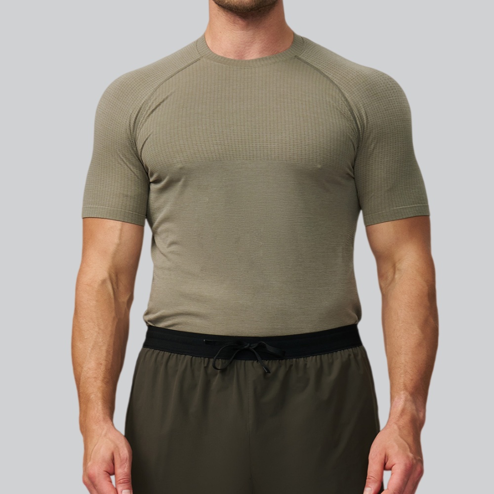 Men's Solid Color Sports T-shi - огляд і ціна Sports Equipment Logo