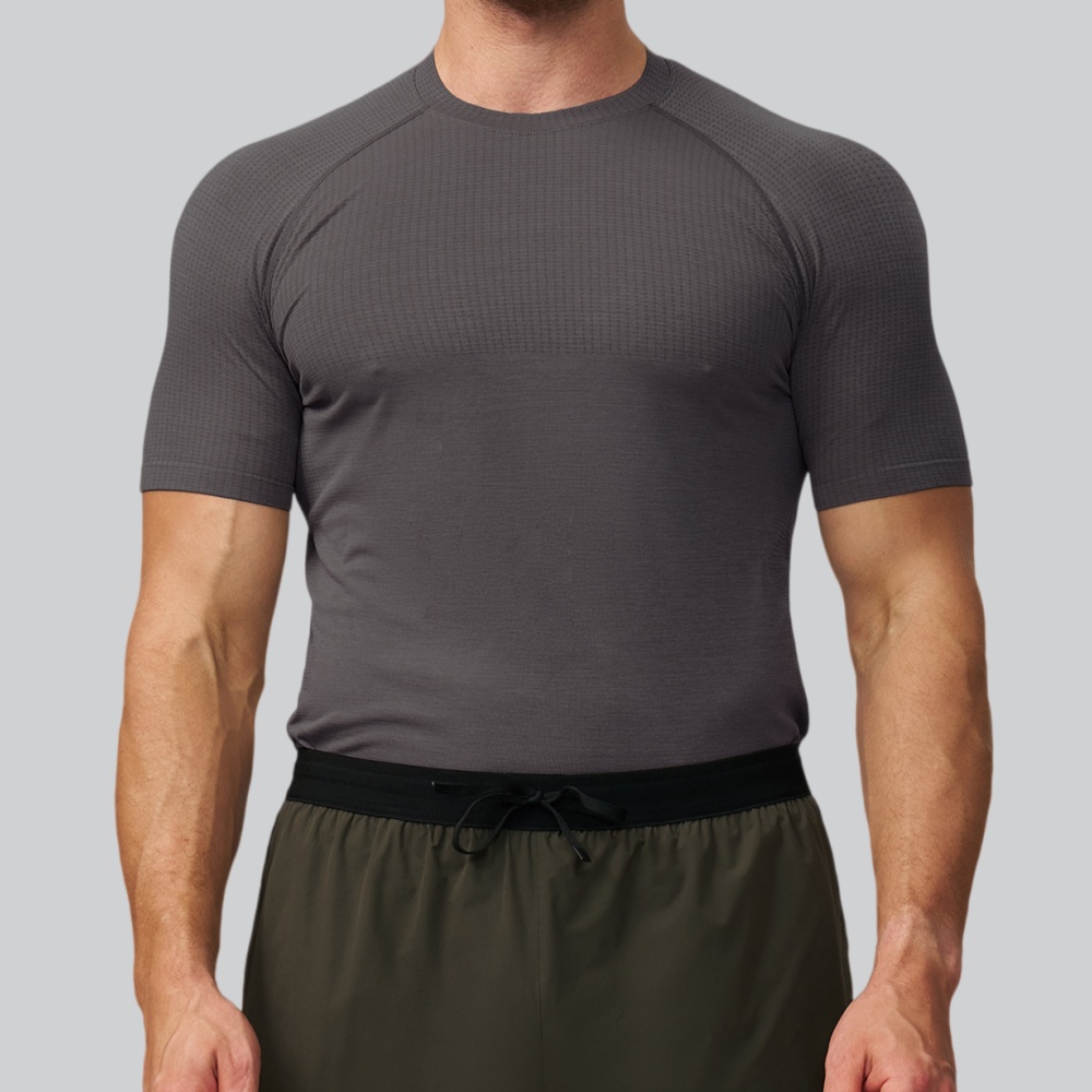 Men's Solid Color Sports T-shi - огляд і ціна Sports Equipment Logo