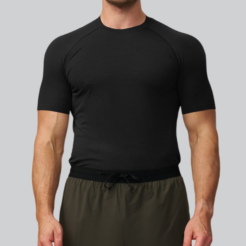 Men's Solid Color Sports T-shi - огляд і ціна Sports Equipment Logo