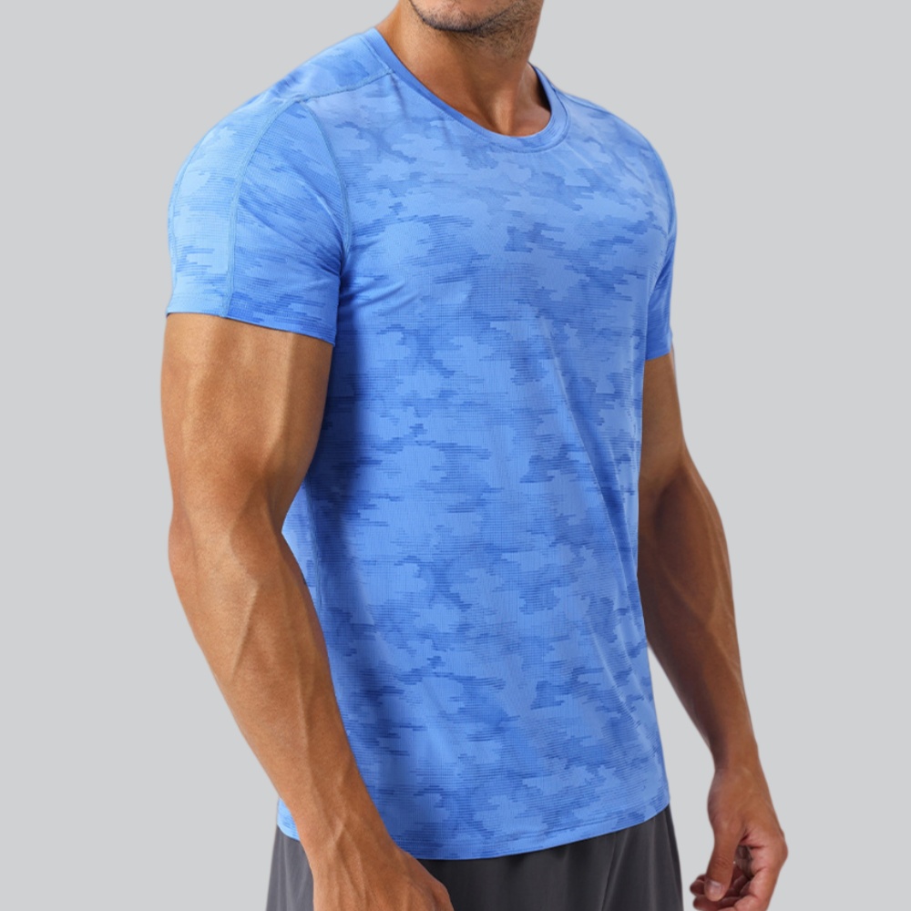 Men's Round Neck T-Shirt Sport - огляд і ціна Sports Equipment Logo