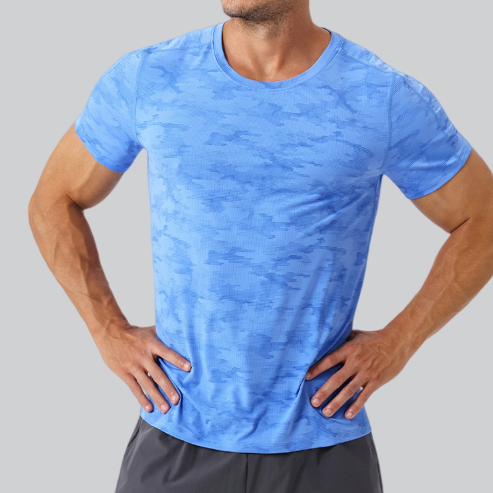 Men's Round Neck T-Shirt Sport - огляд і ціна Sports Equipment Logo