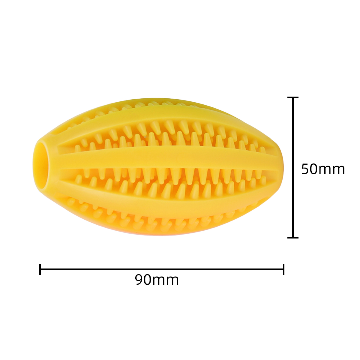 Dog Leaky Food Toy, Durable Te - огляд і ціна Rugby Training Ball