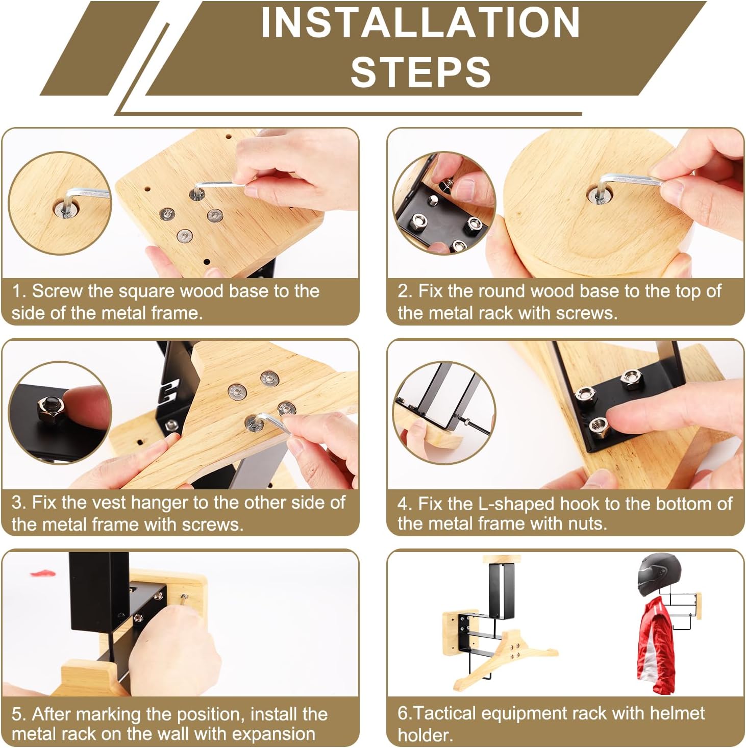​Motorcycle Helmet Holder Wall - огляд і ціна Sports Equipment Organizer Rack