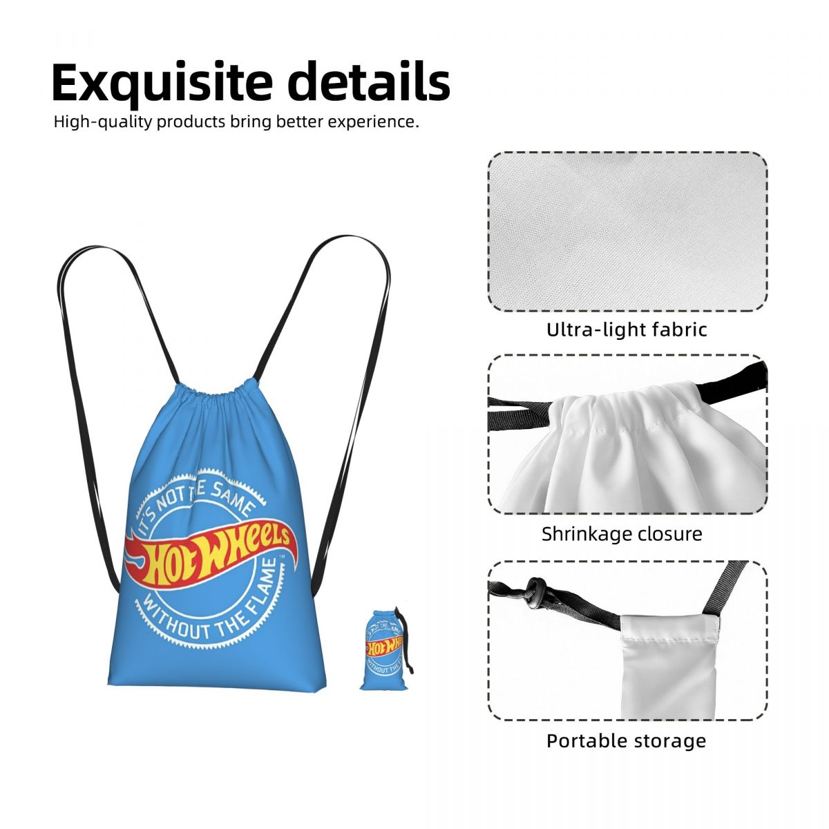 Hot Wheels Race Drawstring Bac - огляд і ціна Sports Equipment Bag With Wheels