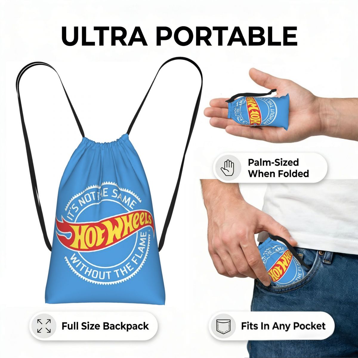 Hot Wheels Race Drawstring Bac - огляд і ціна Sports Equipment Bag With Wheels