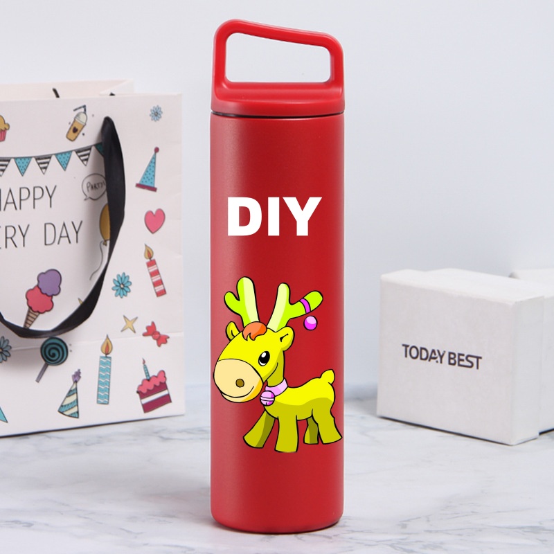 1pcs 500ml New Wide-mouth Stai - огляд і ціна Sports Equipment Logo