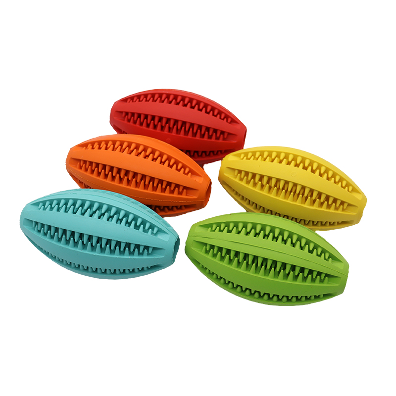 Dog Rubber Leakage Ball Dogs M - огляд і ціна Rugby Training Ball