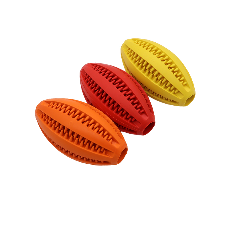Dog Rubber Leakage Ball Dogs M - огляд і ціна Rugby Training Ball