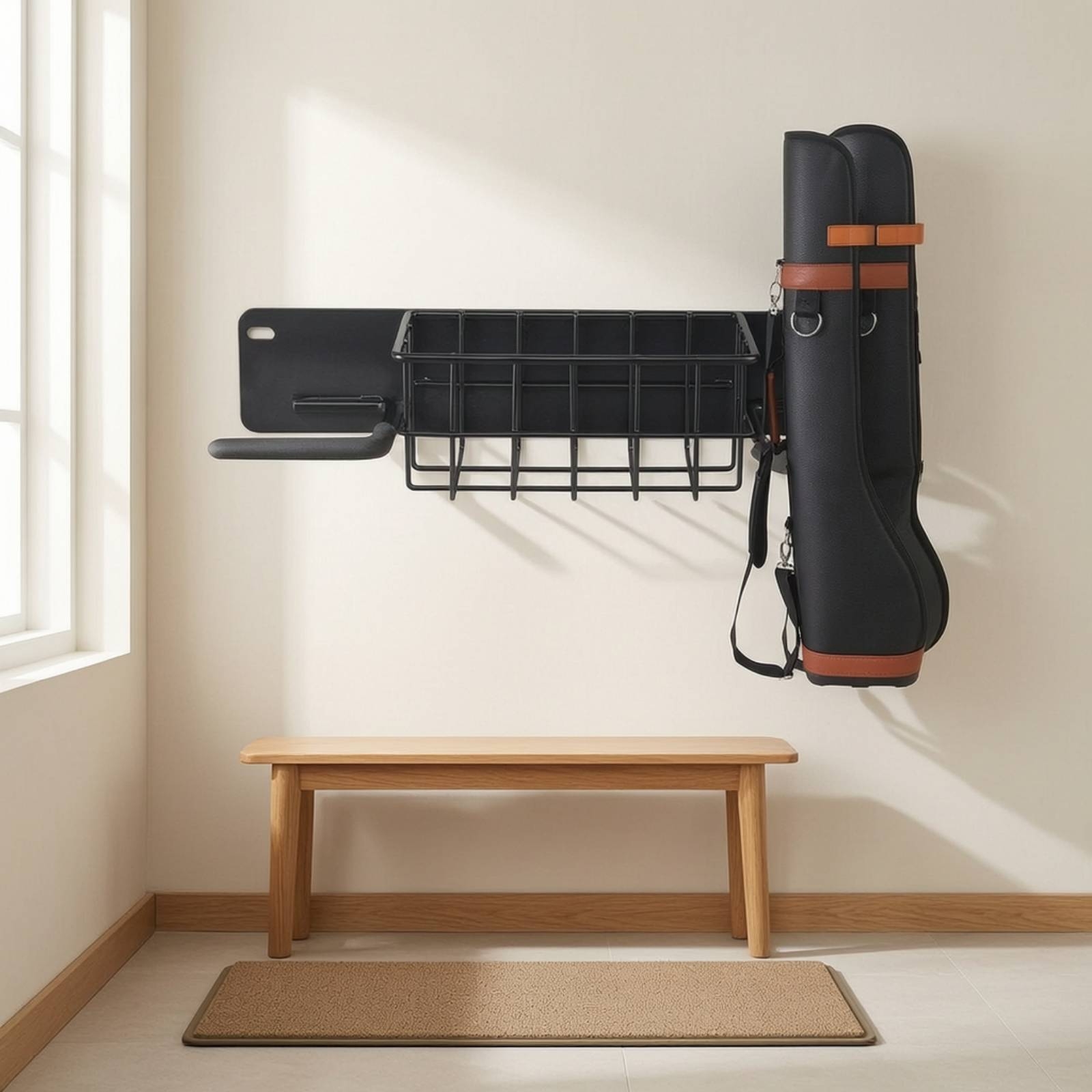 Golf Storage Rack Wall-Mounted - огляд і ціна Sports Equipment Organizer Rack
