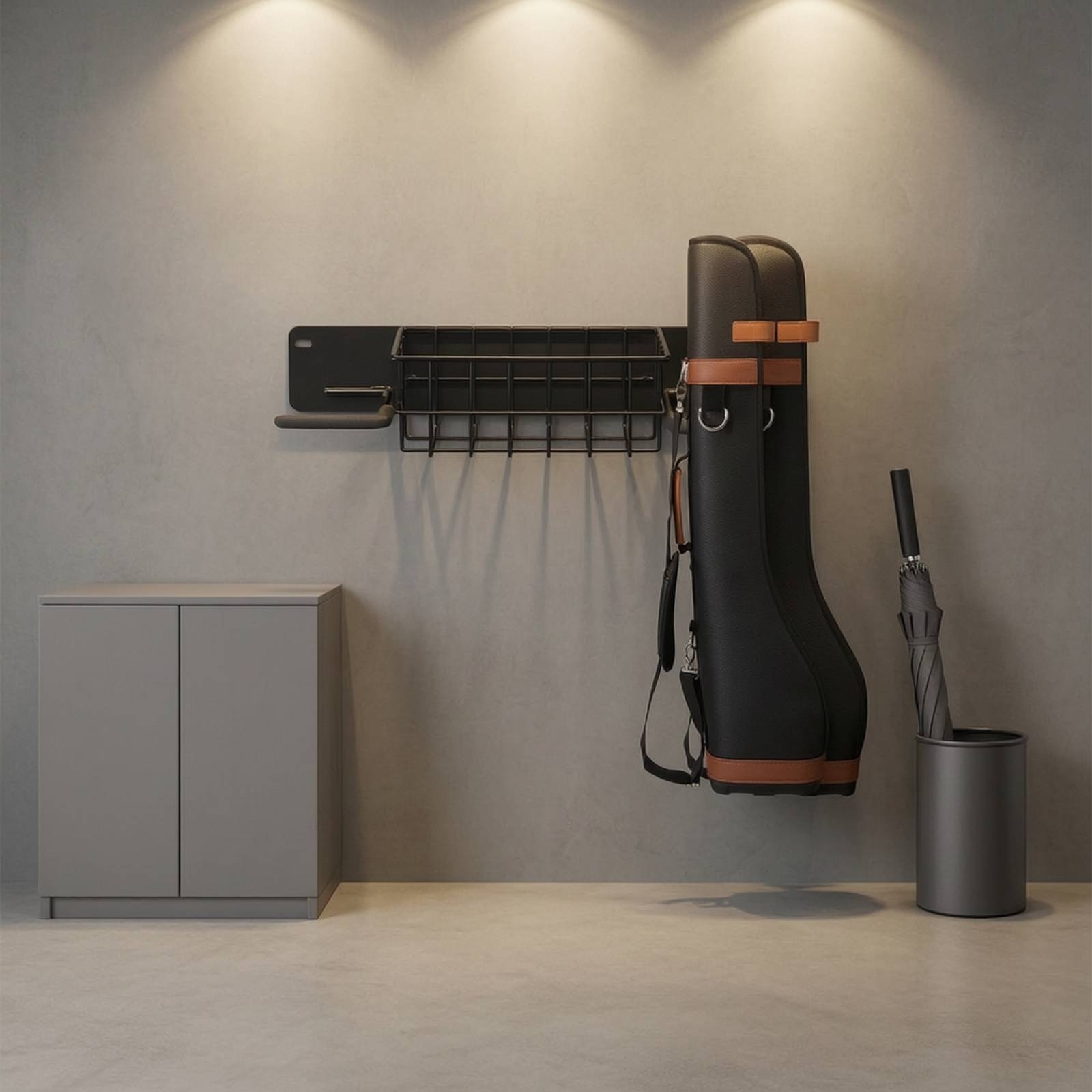 Golf Storage Rack Wall-Mounted - огляд і ціна Sports Equipment Organizer Rack