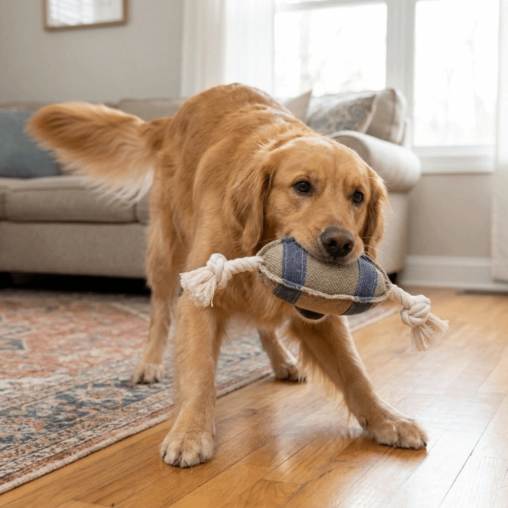 Bite Resistant Dog Chew Rugby  - огляд і ціна Rugby Training Ball